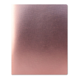 Тетрадь  48 листов бумвинил Metallic розовое золото 15003
