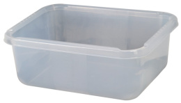 Таз пластиковый прямоугольный 14л мерный прозрачный, цвета в ассортименте Ар-Пласт 03093