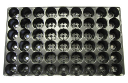 Кассета для рассады  54 ячейки (круглые) 52х31х5,5см, под малый поддон, объем ячейки - 80мл Агроком