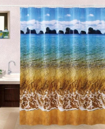 Штора для ванной ПВХ 180х180см Aqua-Prime 023D1