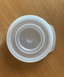 Крышка для консервирования полиэтиленовая для горячего закрывания d-82мм 14г прозрачная Пласт-Сервис