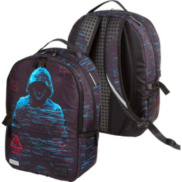 Рюкзак Devente подростковый 39х30х17см Label Hacker, 2 отделения 7032582