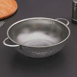 Дуршлаг из нержавеющей стали на ножках с ручками d-19,5см Радужный Дом РД11921