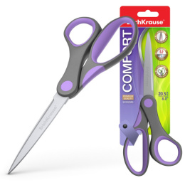Ножницы 20,5 см ErichKrause Comfort ассорти 35111