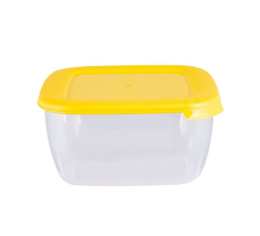 Контейнер для СВЧ пластиковый 2,5л квадратный Лайт Полимербыт С544