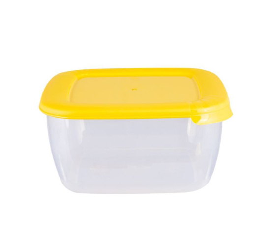 Контейнер для СВЧ пластиковый 2,5л квадратный Лайт Полимербыт С544