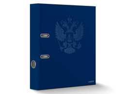 Папка-регистратор 75мм картон Devente Герб, матовая ламинация, разобранная, метал. окантовка 3091100
