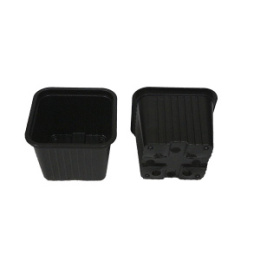 Горшок для рассады квадратный  9х9х 6,5см, объем - 0,33л, формованный Рассадный сервис КВ9М