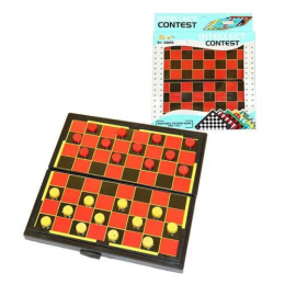 Шашки Дорожный набор 12х12см Р-2480-19 КИН2480-19