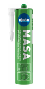 Клей-герметик Кесто Маса  черная, 310 мл (25шт) 79842