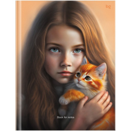 Блокнот А5  80 листов Биз Милый пушистик, книжный переплет ББ5Т80_ЛМ_ТФ 38108