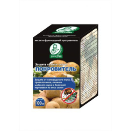 Покровитель 100мл флакон для обработки клубней перед посадкой от колорадского жука, проволочника, личинок майского жука Доктор Грин