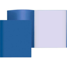 Папка с 100 файлами Attomex А4 600мкм, синяя 3107003