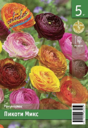 Ранункулюс Пикоти Микс  5шт. Эконом Colorline