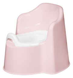 Горшок детский пластиковый без крышки Kinder, светло-розовый Homver 221500107/01