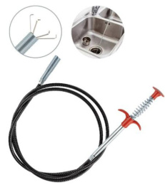 Трос для прочистки труб  1,6м со щупом сантехнический Park 105033