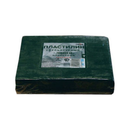 Пластилин скульптурный 500г оливковый, твердый Гамма Студия 2.80.Е050.003