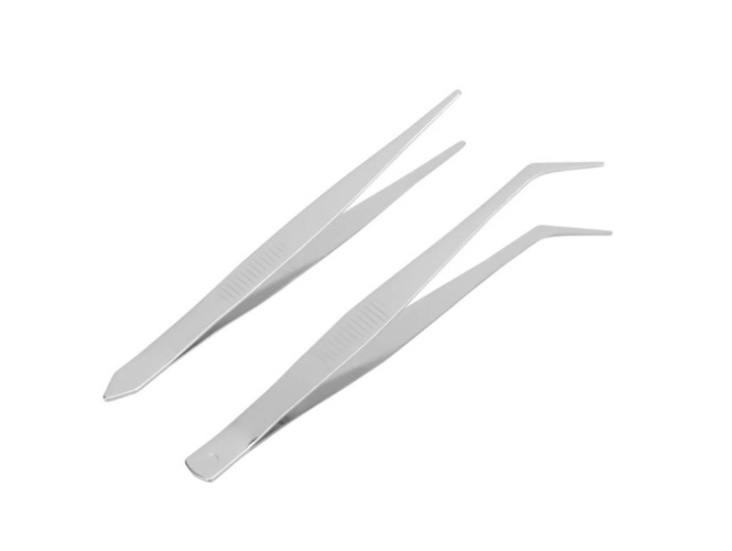 Пинцеты из нержавеющей стали набор 2шт. Sparta 914805