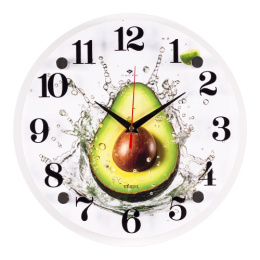 Часы настенные круглые d-30см Авокадо Рубин 3030-043