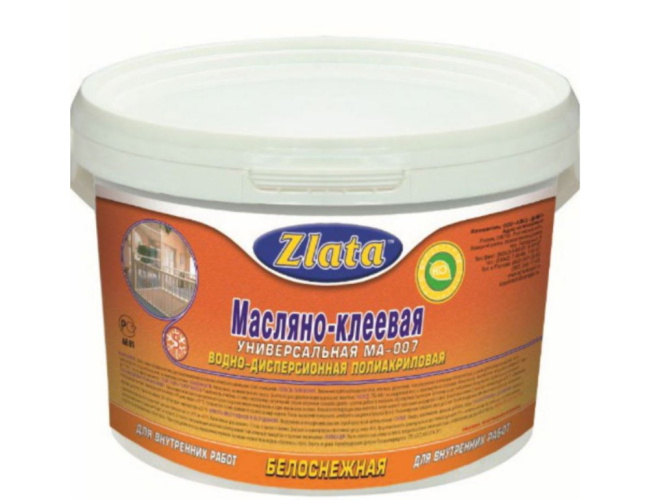 Шпатлевка масляно-клеевая 3кг Zlata
