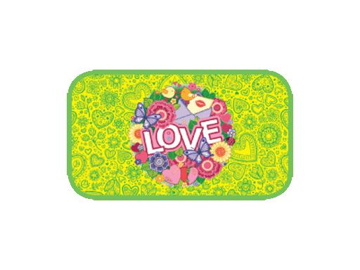 Пенал двухкамерный Цветочки 2018 ПО-090