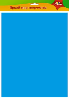 Фетр 50х70см, толщина 1мм, голубой ПЭТ С2928-01