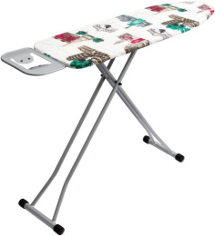 Доска гладильная металлическая основа City с подставкой, розеткой, 110х33см Perilla 223712