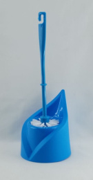 Комплект для туалета WC пластиковый Капля, голубой Мульти-Пласт 2000 МТ271