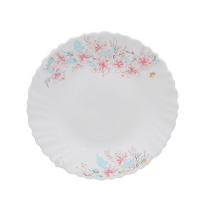 Тарелка стеклокерамическая мелкая 190мм Эвелина Lavenir LXP-75 2046