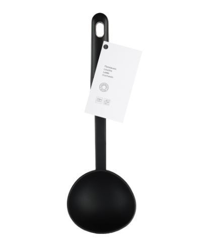 Половник нейлоновый Блэк WH1013-8, черный Vetta 881-244