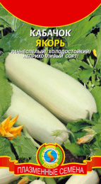 Кабачок Якорь  11шт. цветной пакет Плазменные семена