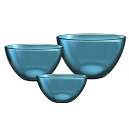 Набор салатников стеклянных Трио 3шт. Ночное небо, в п/у Декостек 1223-Н7