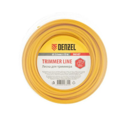 Леска для триммера круглая 2,4мм, 15м, на блистере Denzel 96147