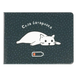 Обложка для студенческого билета/пропуска/удостоверения ПВХ Фотопечать Села батарейка ST_52911