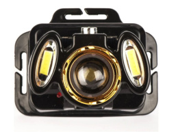 Фонарь налобный аккумуляторный светодиодный 1LED + 2СОВ Облик 2079