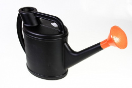 Лейка садовая 10л с рассеивателем, черная, Брянск ТД Пластик