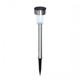 Фонарь садовый из нержавеющей стали с датчиком Облик 408