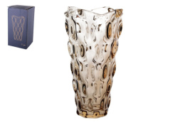 Ваза для цветов стеклянная бутон h-23см d-13см, в п/у Коралл 9235