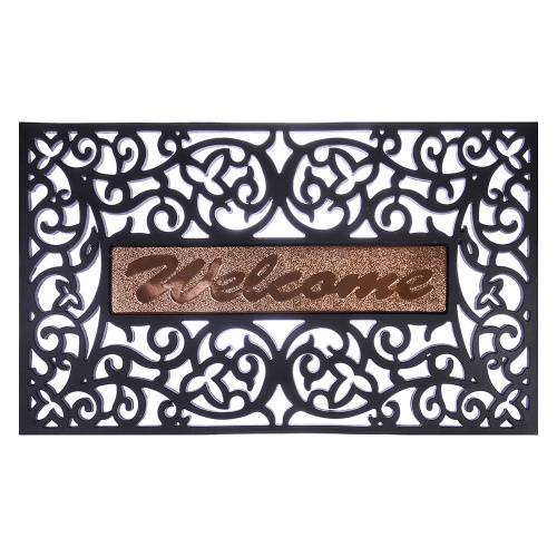 Коврик придверный резиновый 43х 73см Радужный Дом РД68281