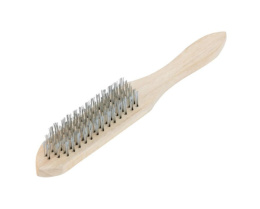 Щетка 6-рядная металлическая, деревянная ручка Sparta 748265