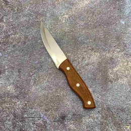 Нож стальной 100мм деревянная ручка, универсальный Радужный Дом РД78501