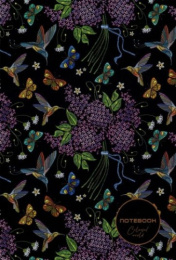 Книжка записная А5  80 листов Цветочный микс, книжный переплет С0379-114