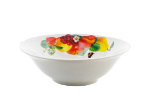 Салатник фарфоровый 175мм/600мл Фруктовый микс Lavenir с7-7213#