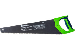 Ножовка по дереву 450мм зуб 3,5мм двухкомпонентная ручка, Зубец Сибртех 23811