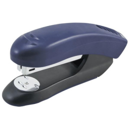 Степлер №24  20 листов Devente Stripe, пластиковый, синий 4142348