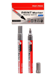 Маркер-краска серебро 2мм МП-3087