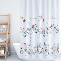 Штора для ванной полиэстер 180х200см Jackline BS-6144