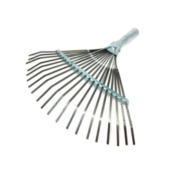 Грабли веерные пластинчатые 20 зубьев оцинкованные без черенка