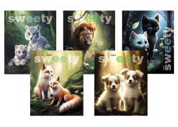 Тетрадь  48 листов Милые зверята С9599-04