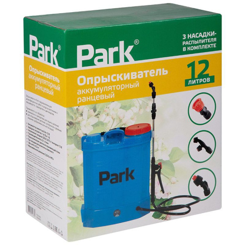 Опрыскиватель электрический аккумуляторный ранцевый 12л Park 006440